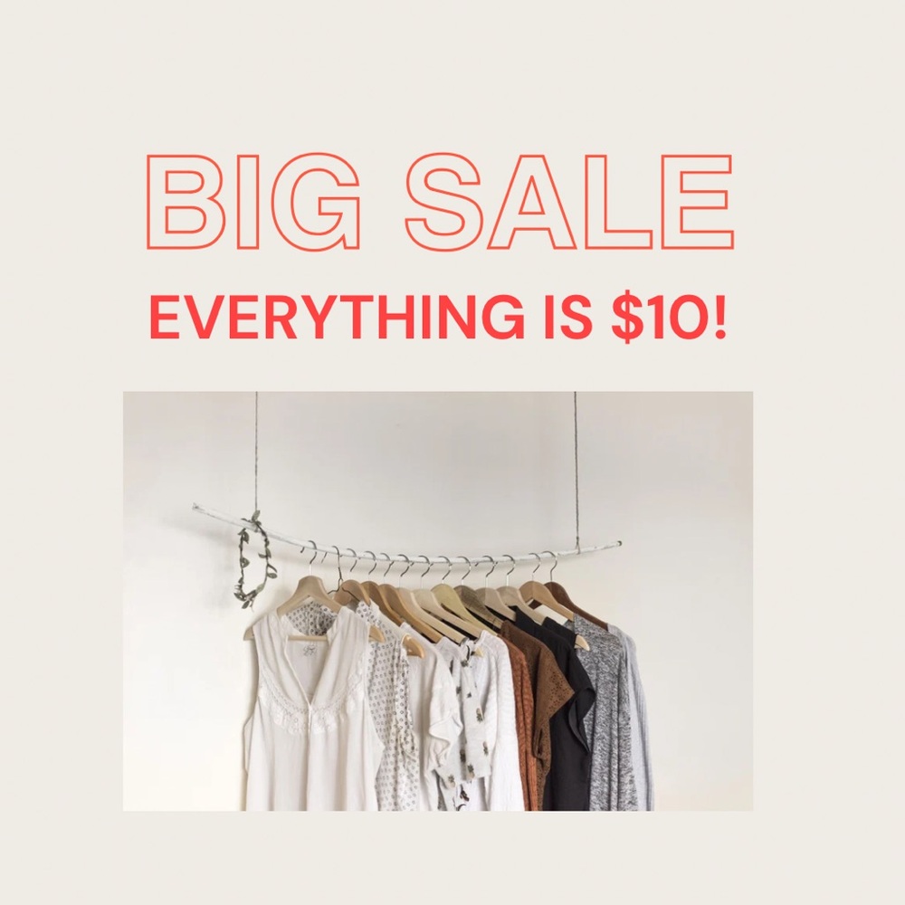 All items in store are $10!